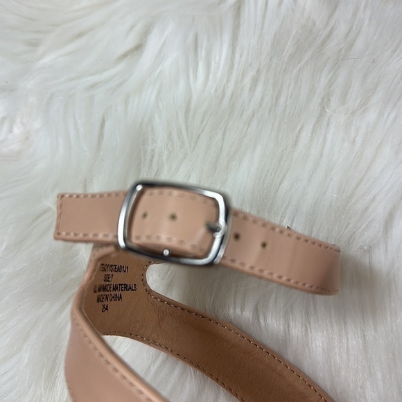 Madden Girl Nude Beige Platform Cork Sandals 7 - Picture 7 of 9